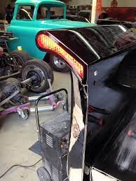 Rear Brake Light Turn Signal Assembly Custom Made Using Led S And Custom Fab Work Unique 1953 Chevy 3100 Project Custom Trucks Chevy Trucks Chevy Pickups
