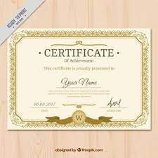 Blank award certificate templates for word | printable certificates. Download Elegant Diploma In Vintage Style For Free Free Certificate Templates Certificate Templates Certificate Design Template