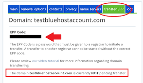 You might need to contact your registrar's support to unlock the domain. Bluehost How To Transfer A Domain To Another Registrar Wp Tweaks