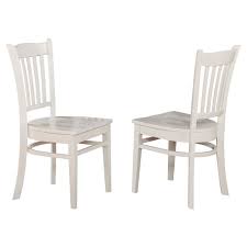 Set Of 2 Chairs Grc Whi W Groton Dining Chair With Wood Seat In Linen White Finish Walmart Com In 2021 Dining Chairs Wooden Dining Chairs Solid Wood Dining Chairs