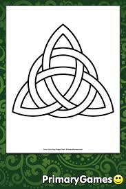 There are tons of great resources for free printable color pages online. Celtic Trinity Knot Coloring Page Free Printable Pdf From Primarygames