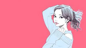 Hd Wallpaper Pink Girl Ilya Kuvshinov Aesthetic Wallpaper Flare