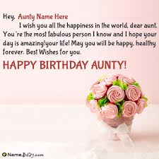 If you don't know how to cut a perfect card shape than simply cut a rectangular shape and then fold it make this beautiful handmade birthday card for aunt at home by using simple material. Happy Birthday Wishes For Aunty With Name And Photo
