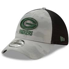 Men S New Era Gray Green Bay Packers Camo Front Neo 39thirty Flex Hat Green And Grey Camo Designs Hats For Men