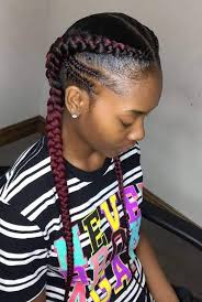 There's plenty of little braids or cornrows, after taking a long time to get these cornrows right, you can style them up any other way you like. 115 Hairstyles For Black Girls To Look Trendy In 2020