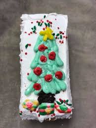 Wondering how to decorate your christmas cake? Christmas Tree Pound Cake Loaf