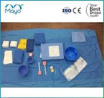 Hospital Femoral Angiography Drape Disposable Surgical Packs ...