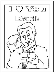 I love you daddy father day coloring page. Daddy Coloring Pages For Kids On Father S Day