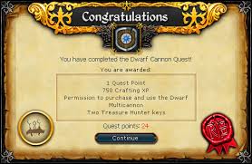 They live predominately in keldagrim, their capital city, but are also found in various mines and . Quest Dwarf Cannon Sal S Realm Of Runescape