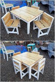This Fantastic Kids Furniture Set Has Been Functionally Designed By Using The Wood Pallet Over It Where Kids Furniture Sets Wood Pallet Recycling Wood Pallets