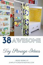 Maybe you would like to learn more about one of these? 42 Awesome Toy Storage Ideas For Your Home Toy Storage Solutions Toy Storage Kid Toy Storage