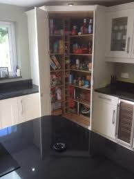 Corner Pantry Filled I Kinda Like This One Do I Have That Much Space Corner Larder Google Sear Kitchen Pantry Design Pantry Design Corner Pantry Cabinet