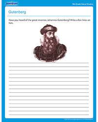 Send your young explorers on a learning adventure through history, geography, and more with these fourth grade social studies worksheets and printables! Gutenberg Social Studies Worksheets 5th Grade Jumpstart