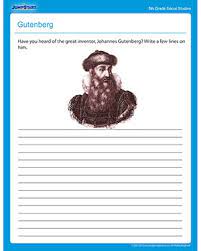 Filter by 4th grade spelling words (list #1 of 36). Gutenberg Social Studies Worksheets 5th Grade Jumpstart
