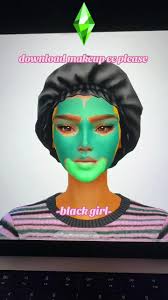 all makeup CC come from pinterest 💕💕#sims4 #makeupsims #blackgirl #b...