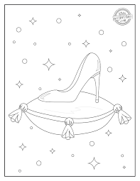 Cinderella coloring page