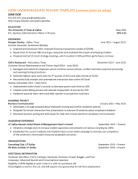 Resume templates are great value, super easy to edit and already set up for printing or attaching to browse even more resume templates on graphicriver, or find a special cv or cover letter template. Jsom Undergraduate Resume Template Remove Prior To Using Jane Doe
