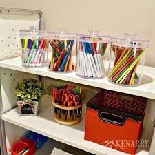 Start by emptying out everything in the space (except for heavy furniture) and give the area a good scrubbing. Craft Room Organization 5 Easy And Creative Ideas To Tidy Up Supplies