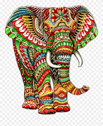 Download Mandala Sticker Tapisserie Elephant Clipart 3295413 Pinclipart