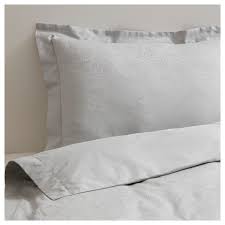 Dvargruta Bettwascheset 2 Teilig Grau 155x220 80x80 Cm Ikea Deutschland Bettbezug Ikea Bett