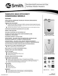 A.O. Smith ATI-340H-N User Manual | Manualzz