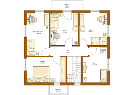 Clou 157 Satteldach Grundriss Obergeschoss Grundriss Satteldach Einfamilienhaus