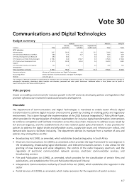 Http Www Treasury Gov Za Documents National 20budget 2020 Ene Vote 2030 20communications 20and 20digital 20technologies Pdf