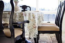 Cut the fabric according to the length and width measurements. Home Linen Inspiration Table Cover For Oval Tables Linentablecloth