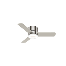 5, 110 cubic feet of air movement can produce by the 53091 hunter fan which can cover maximum area of the surroundings. Hunter 59454 Minimus 44 Hugger Ceiling Fan With Build Com