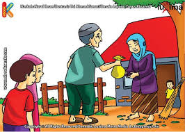 Ilustrasi Seri Belajar Islam Sejak Usia Dini Ayo Berpuasa Kakek Memberi Fidyah Kepada Orang Tak Mampu Sebagai Ganti Puasa Buku Anak Orang Membaca Buku