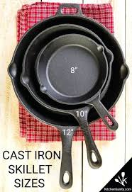 Cast Iron Skillet Sizes What Size Cast Iron Skillet Should I