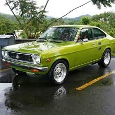 Image result for Apple Green 1959 Datsun