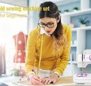 Amazon.com: Dechow Máquina de coser para principiantes, mini portátil  eléctrico, 12 puntadas integradas con costura inversa, 2 velocidades de  doble ...