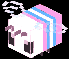 Yes, minecraft bee is trans. Bee Minecraft Trans Sticker By Murderous Worm