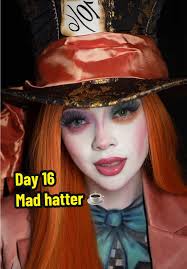 The Mad Hatter from Alice in Wonderland Make Up