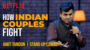 Broadminded, watch her candid sexual confessions on comedy central, available on youtube. How Indian Couples Fight Amit Tandon Stand Up Comedy Netflix India Youtube