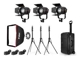 Fiilex New K301p Pro Travel Kit 3x P360 Pro Kaye Lites Inc