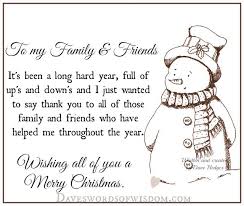 Daveswordsofwisdom Com Merry Christmas To My Family Friends Christmas Quotes For Friends Merry Christmas Quotes Family Merry Christmas Quotes