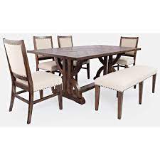 Current price $184.99 $ 184. Jofran Fairview 6 Piece Dining Table And Chair Set With Bench Jofran Table Chair Set With Bench