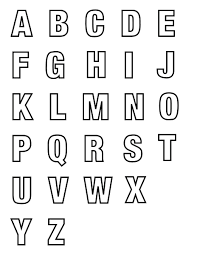 Download cut out letters template printable. Pin On Printable Templates