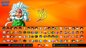 Dragon Ball Raging Blast 3 Roster Concept Design Fanmade Project Concept Design Dragon Ball Design