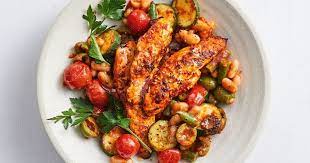 Healthy Spanish Chicken And Beans Recipe Chicken And Beans Recipe Bean Recipes Recipes