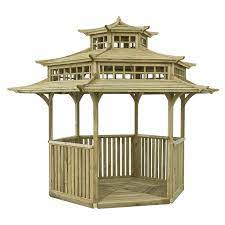 Homebase Uk Pagode Garten Pavillon Ideen Holz Pavillon