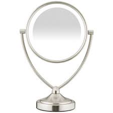Conair Illuminations Natural Daylight Mirror Double Sided Lighted Mirror Mirror Round Mirrors Conair Mirror