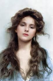 Portrait of actress Evelyn Nesbit, 1901.
