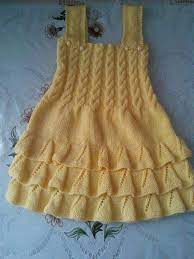 Burgu Volan Ve Boncuk Suslemeli Askili Jile Yapimi 4 5 Yas Baby Knitting Patterns Orgu Baby Outfits