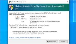 Bedrock is basically c/c++ code instead of java like the other . Why Does Windows Defender Firewall Block Some App Features