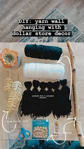 Shop our boho wallpaper today! Boho Chic Diy Yarn Wall Hanging Hometalk