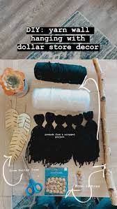 Shop our boho wallpaper today! Boho Chic Diy Yarn Wall Hanging Hometalk