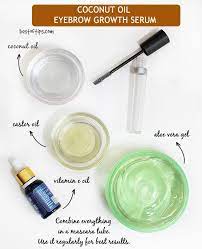 I Am Here Today With A Very Simple Yet Effective Diy Girls With Thinner Or Sparse Brows This Diy Natural Serums Diy Eyelash Growth Serum Coconut Oil Eyebrows
